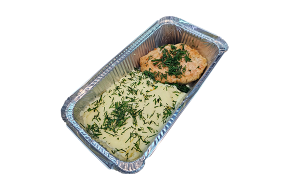 картофель и шницель